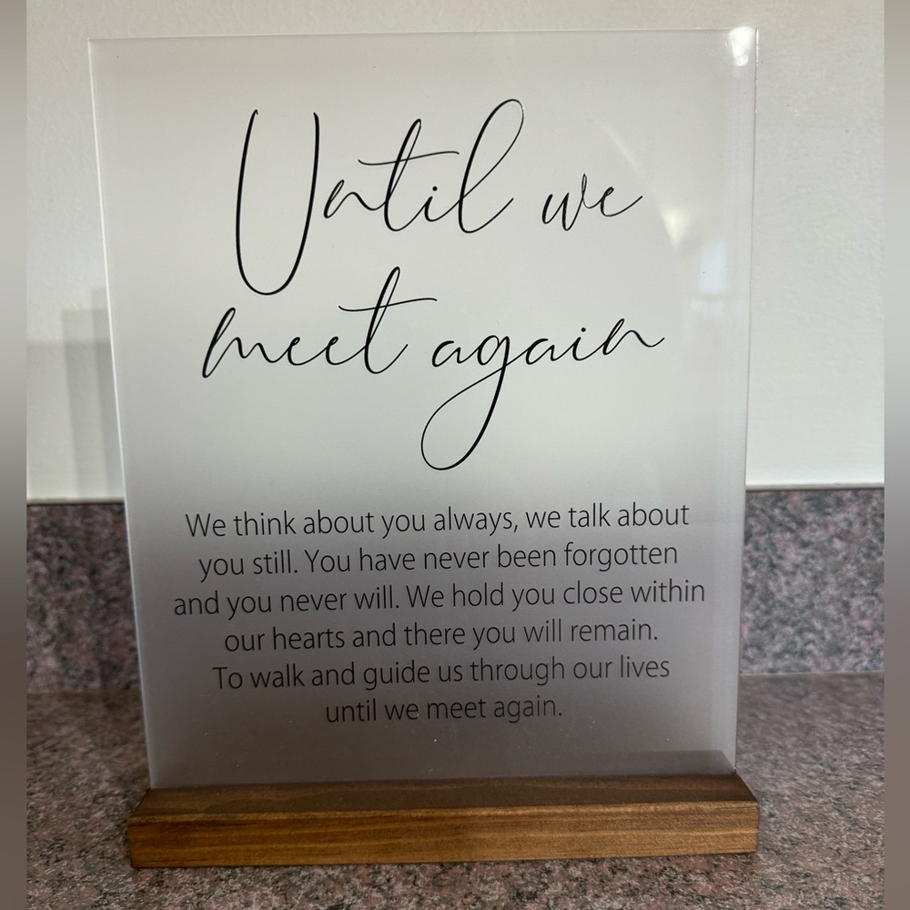 Memorial Sign